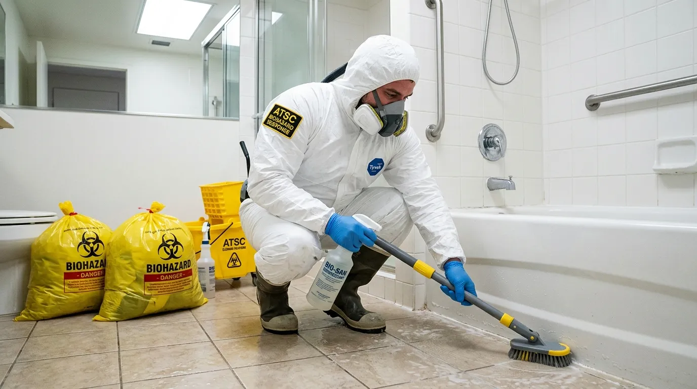 Decontamination equipment deployed for Blood Cleanup in Old City